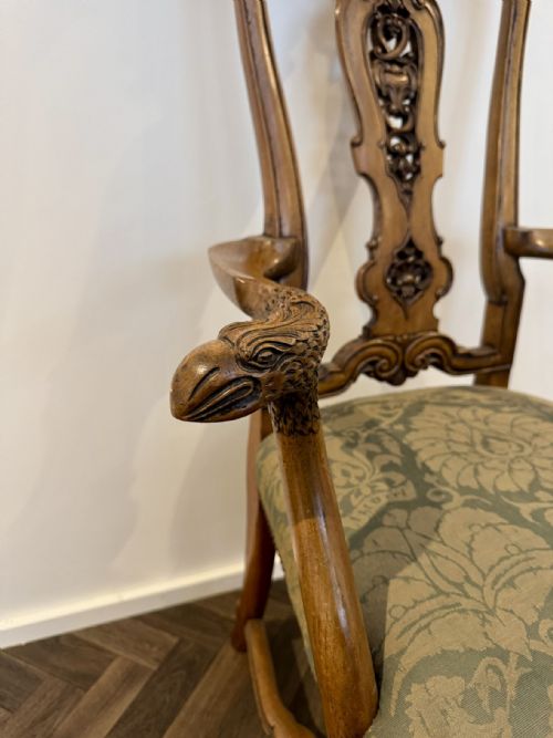 FANTASTIC QUALITY SET OF TEN ANTIQUE VICTORIAN WALNUT DINING CHAIRS - ADDITIONAL PHOTO 3
