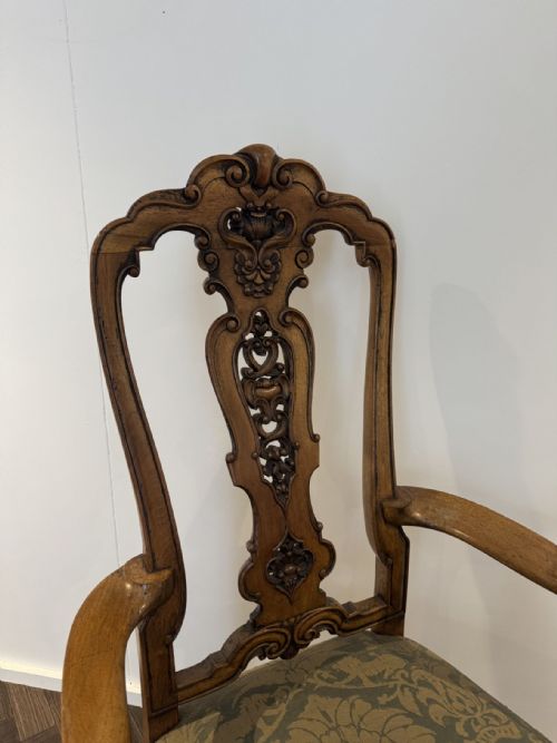 FANTASTIC QUALITY SET OF TEN ANTIQUE VICTORIAN WALNUT DINING CHAIRS - ADDITIONAL PHOTO 4