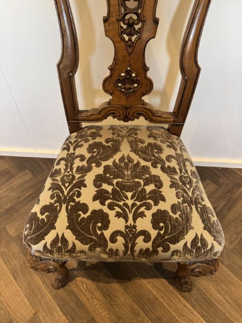 FANTASTIC QUALITY SET OF TEN ANTIQUE VICTORIAN WALNUT DINING CHAIRS - ADDITIONAL PHOTO 8