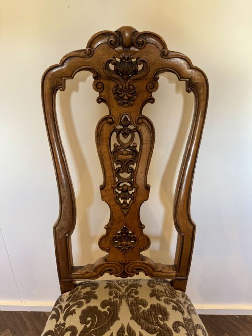 FANTASTIC QUALITY SET OF TEN ANTIQUE VICTORIAN WALNUT DINING CHAIRS - ADDITIONAL PHOTO 9