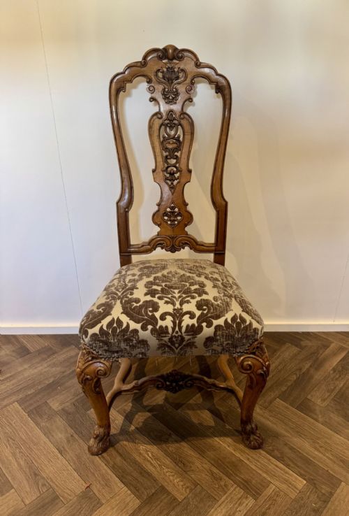 FANTASTIC QUALITY SET OF TEN ANTIQUE VICTORIAN WALNUT DINING CHAIRS - ADDITIONAL PHOTO 12