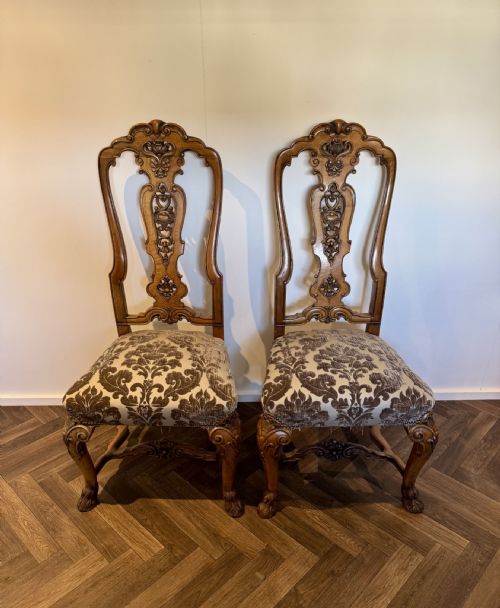 FANTASTIC QUALITY SET OF TEN ANTIQUE VICTORIAN WALNUT DINING CHAIRS - ADDITIONAL PHOTO 13