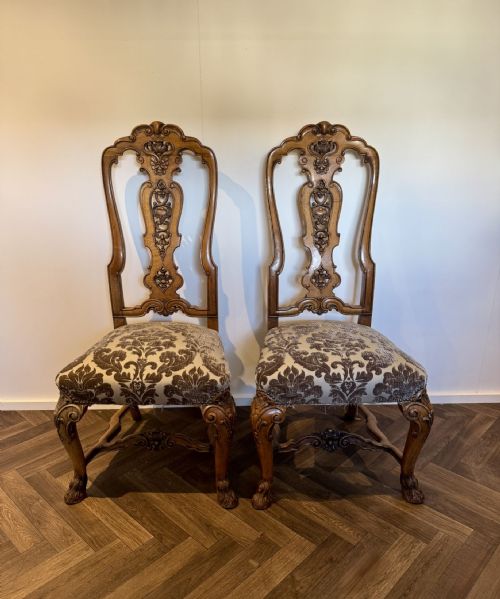 FANTASTIC QUALITY SET OF TEN ANTIQUE VICTORIAN WALNUT DINING CHAIRS - ADDITIONAL PHOTO 14