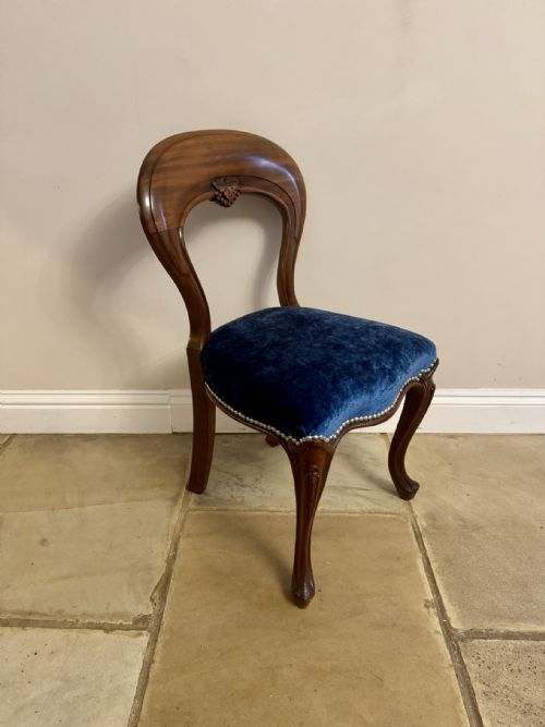 FANTASTIC QUALITY SET OF FOUR ANTIQUE VICTORIAN MAHOGANY DINING CHAIRS - ADDITIONAL PHOTO 3