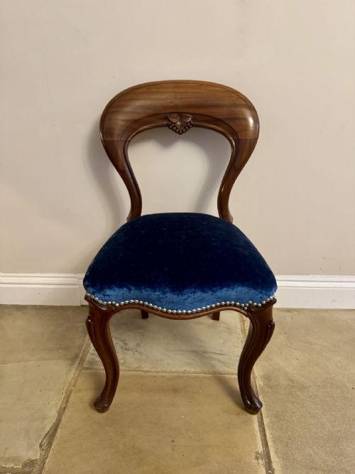 FANTASTIC QUALITY SET OF FOUR ANTIQUE VICTORIAN MAHOGANY DINING CHAIRS - ADDITIONAL PHOTO 4