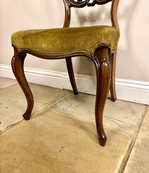 STUNNING QUALITY SET OF SIX ANTIQUE VICTORIAN ROSEWOOD BALLOON BACK DINING CHAIRS - ADDITIONAL PHOTO 5