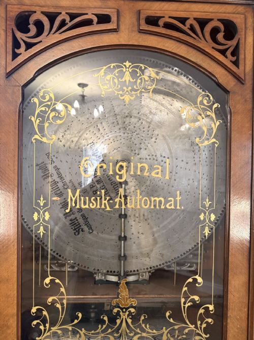 MAGNIFICENT LARGE ANTIQUE 19TH CENTURY ORIGINAL MUSIKAUTOMAT SYMPHOMIAN PRODUCED BY LOCHMANNS - ADDITIONAL PHOTO 12