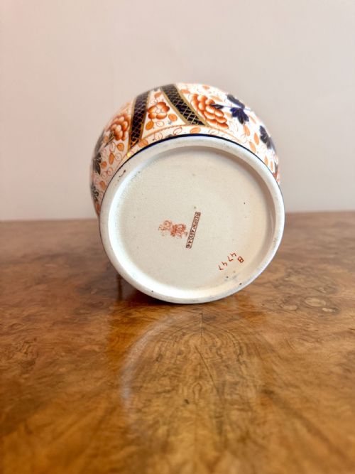LOVELY ANTIQUE EDWARDIAN BISCUIT BARREL - ADDITIONAL PHOTO 1