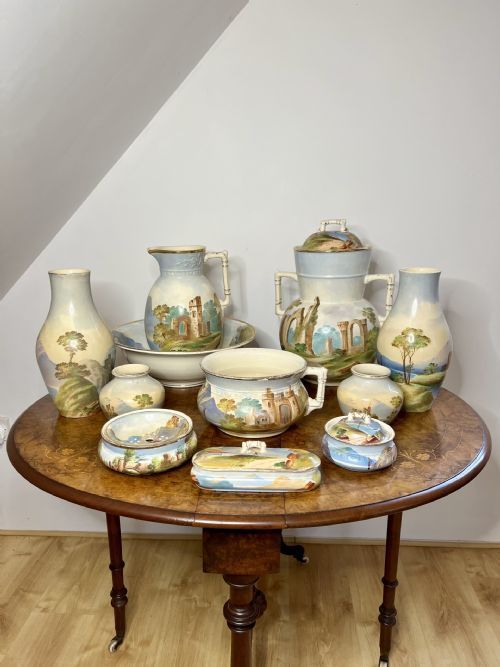 Outstanding quality antique Edwardian wash set
