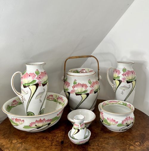 STUNNING ANTIQUE EDWARDIAN MEDWAY BATHROOM SET