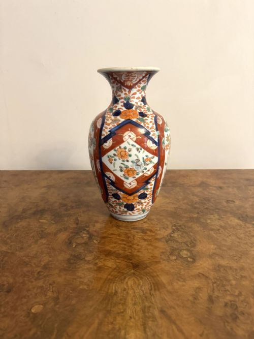 QUALITY ANTIQUE JAPANESE IMARI VASE - ADDITIONAL PHOTO 2