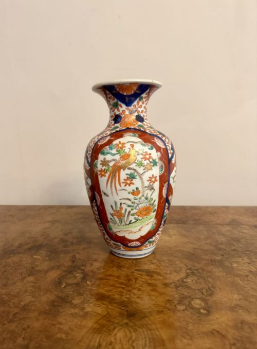 QUALITY ANTIQUE JAPANESE IMARI VASE - ADDITIONAL PHOTO 3