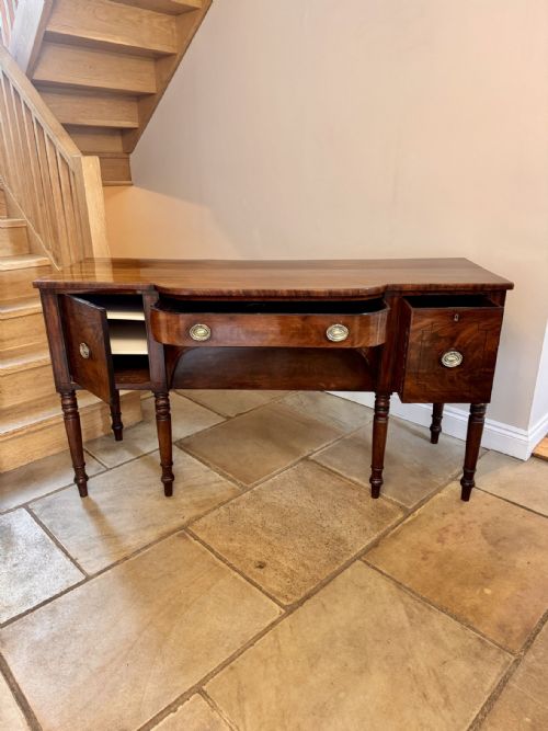 FANTASTIC QUALITY ANTIQUE GEORGE III MAHOGANY SIDEBOARD - ADDITIONAL PHOTO 5