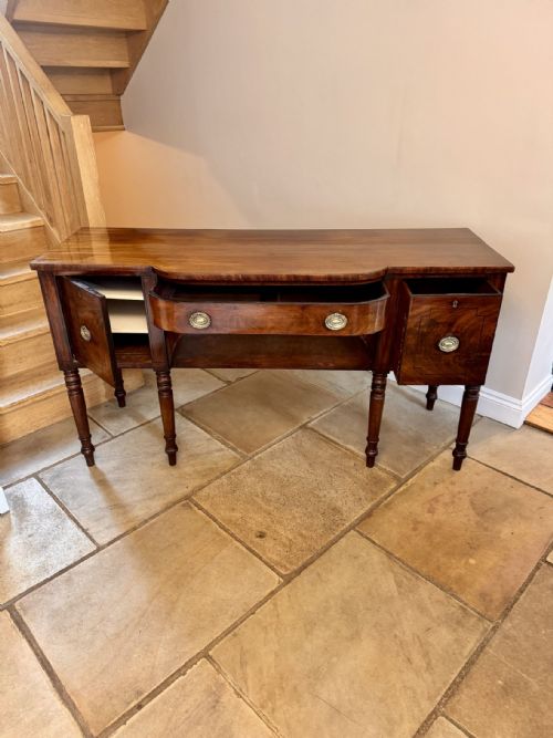 FANTASTIC QUALITY ANTIQUE GEORGE III MAHOGANY SIDEBOARD - ADDITIONAL PHOTO 7