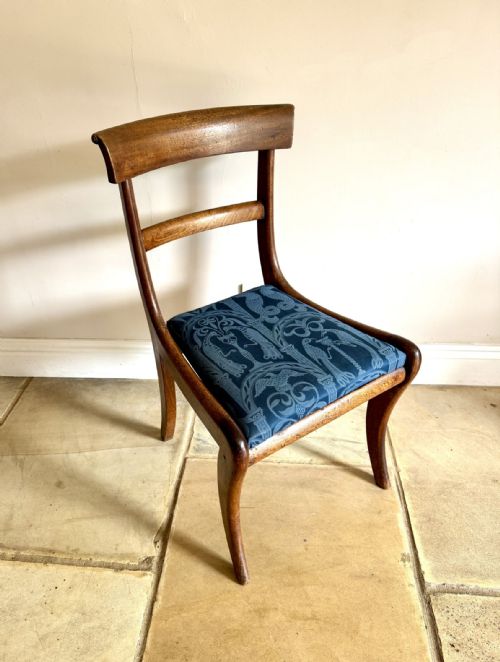 QUALITY PAIR OF ANTIQUE REGENCY MAHOGANY CHAIRS - ADDITIONAL PHOTO 1
