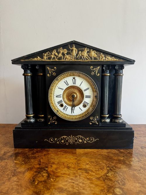 Fantastic Quality Antique Marble Mantle Clock