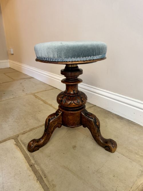 Antique Walnut Stools from 72 Shops