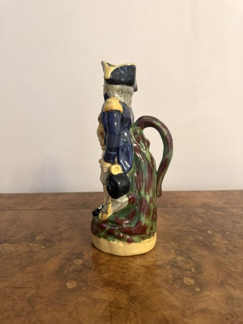 WONDERFUL ANTIQUE 19TH CENTURY LORD NELSON TOBY JUG - ADDITIONAL PHOTO 2