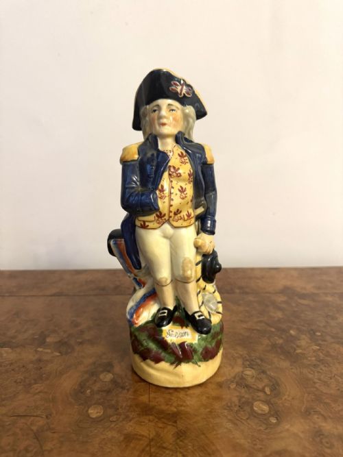 WONDERFUL ANTIQUE 19TH CENTURY LORD NELSON TOBY JUG - ADDITIONAL PHOTO 5