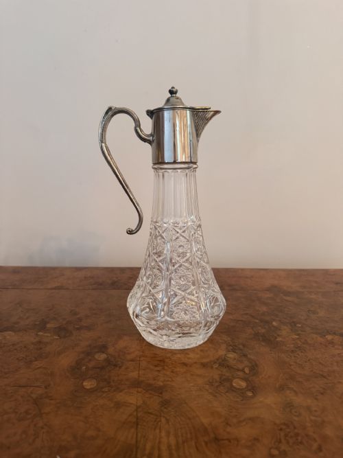 Quality Antique Edwardian Silver Plated Claret Jug