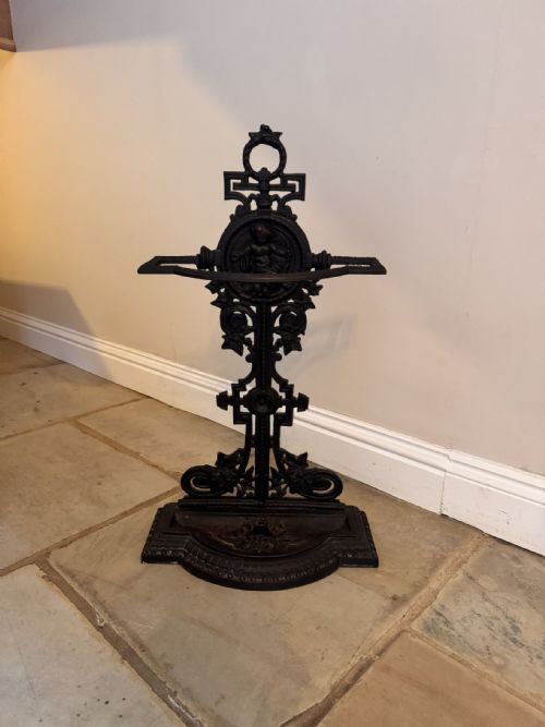 Fantastic Quality Antique Victorian Cast Iron Umbrella Stand