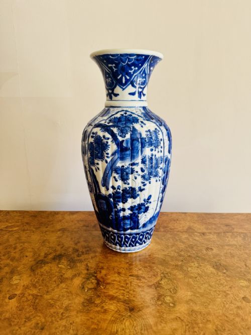 Fantastic Quality Antique 19th Century Japanese Imari Blue and White Vase
