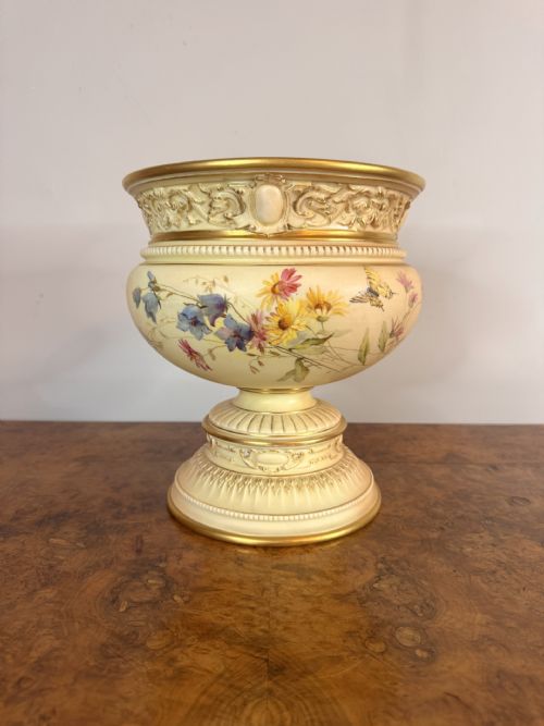 Fantastic Quality Large Antique Royal Worcester Jardiniere