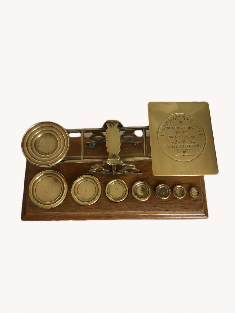Quality antique Victorian letter scales  View III