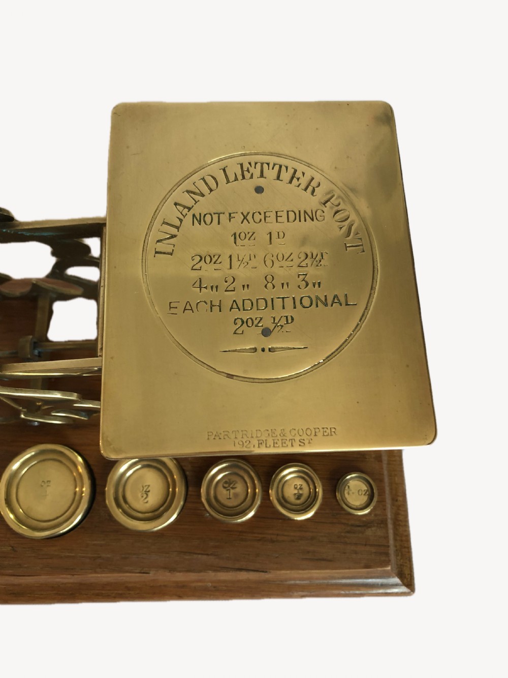 Quality antique Victorian letter scales  View IV