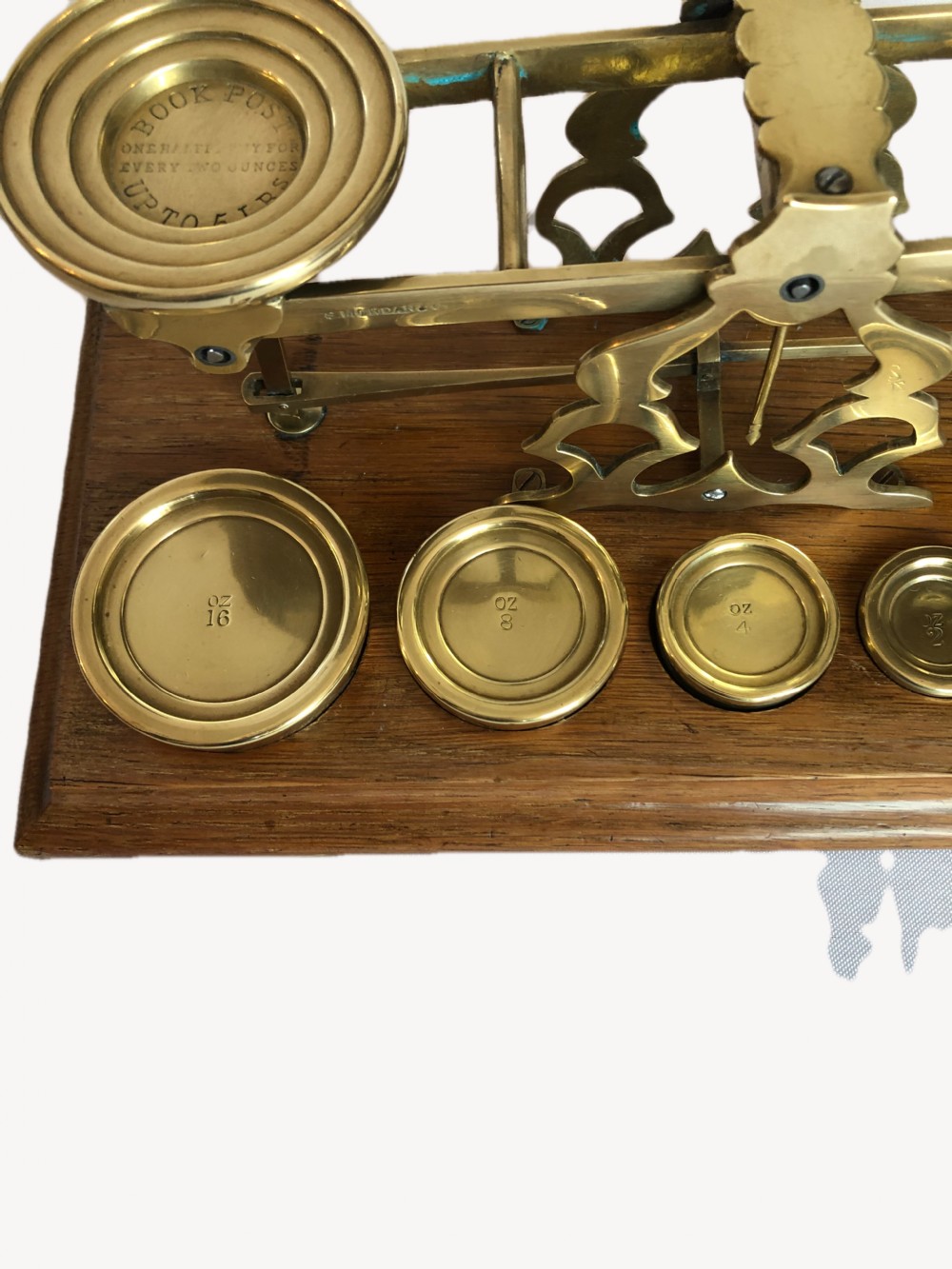 Quality antique Victorian letter scales  View V
