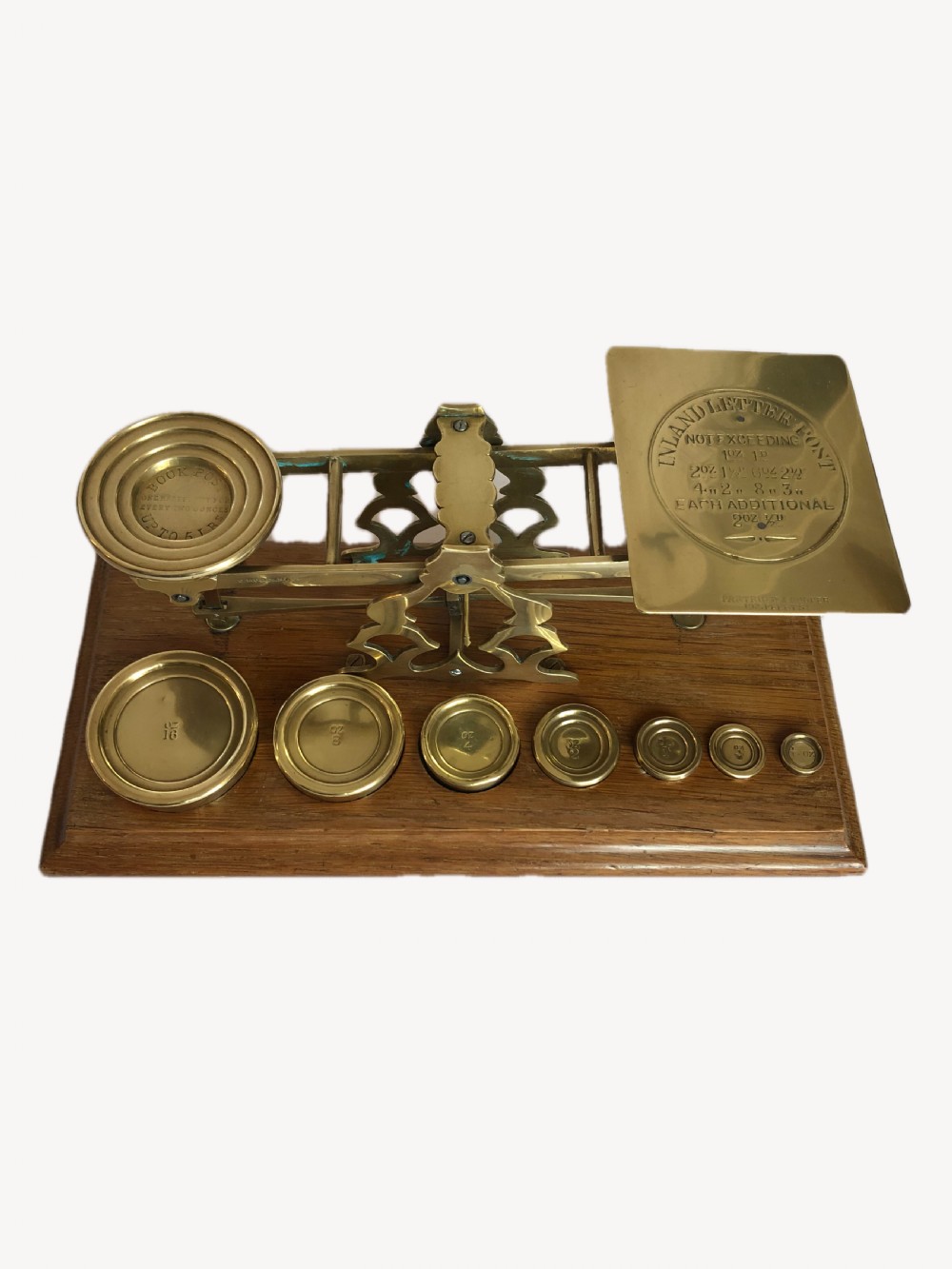 Quality antique Victorian letter scales  View VIII