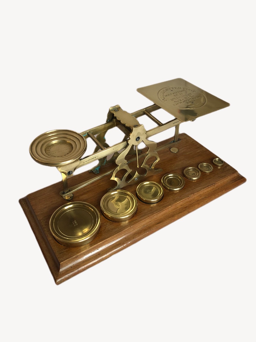 Quality antique Victorian letter scales  View XI