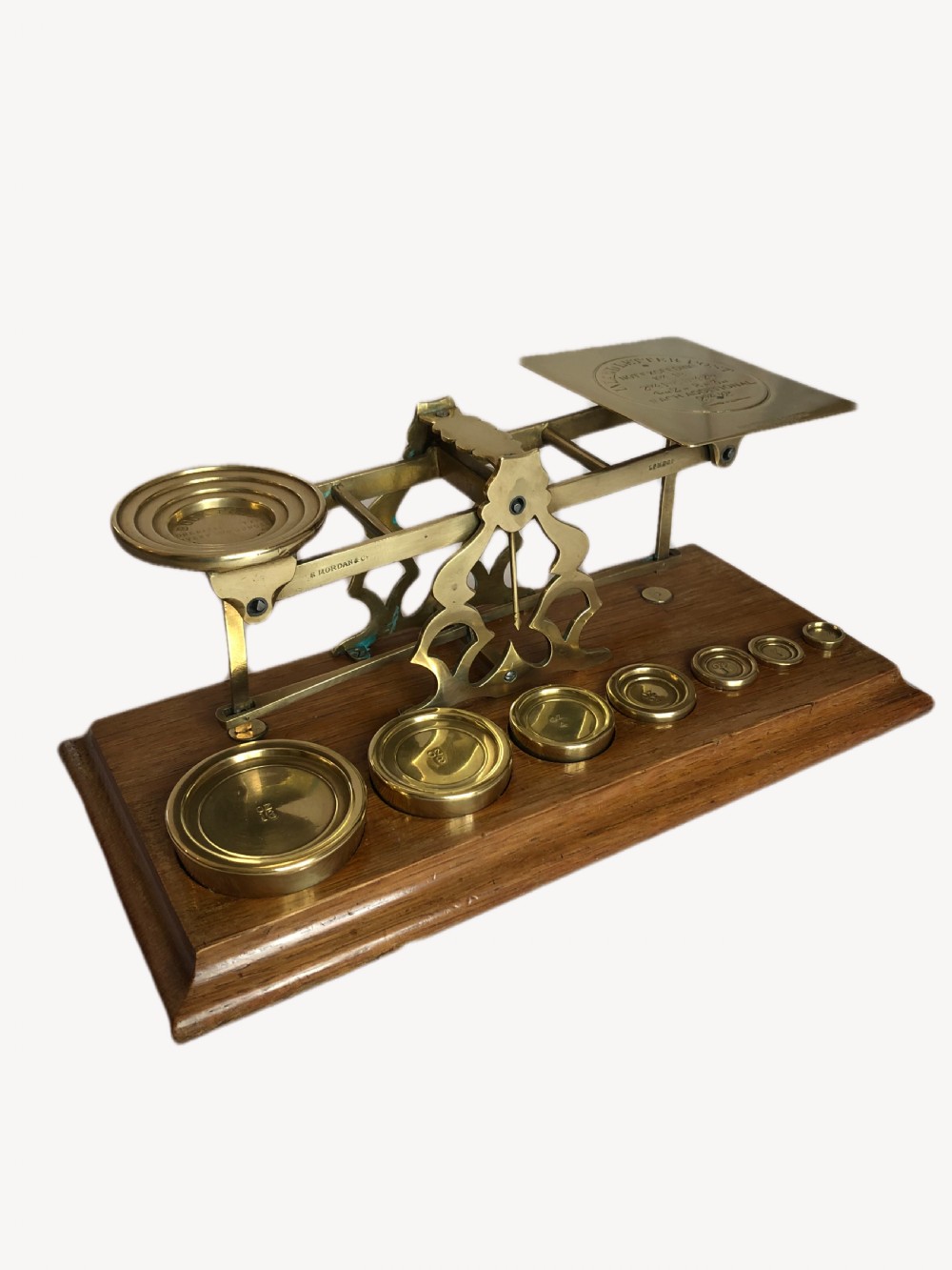 Quality antique Victorian letter scales  View XII