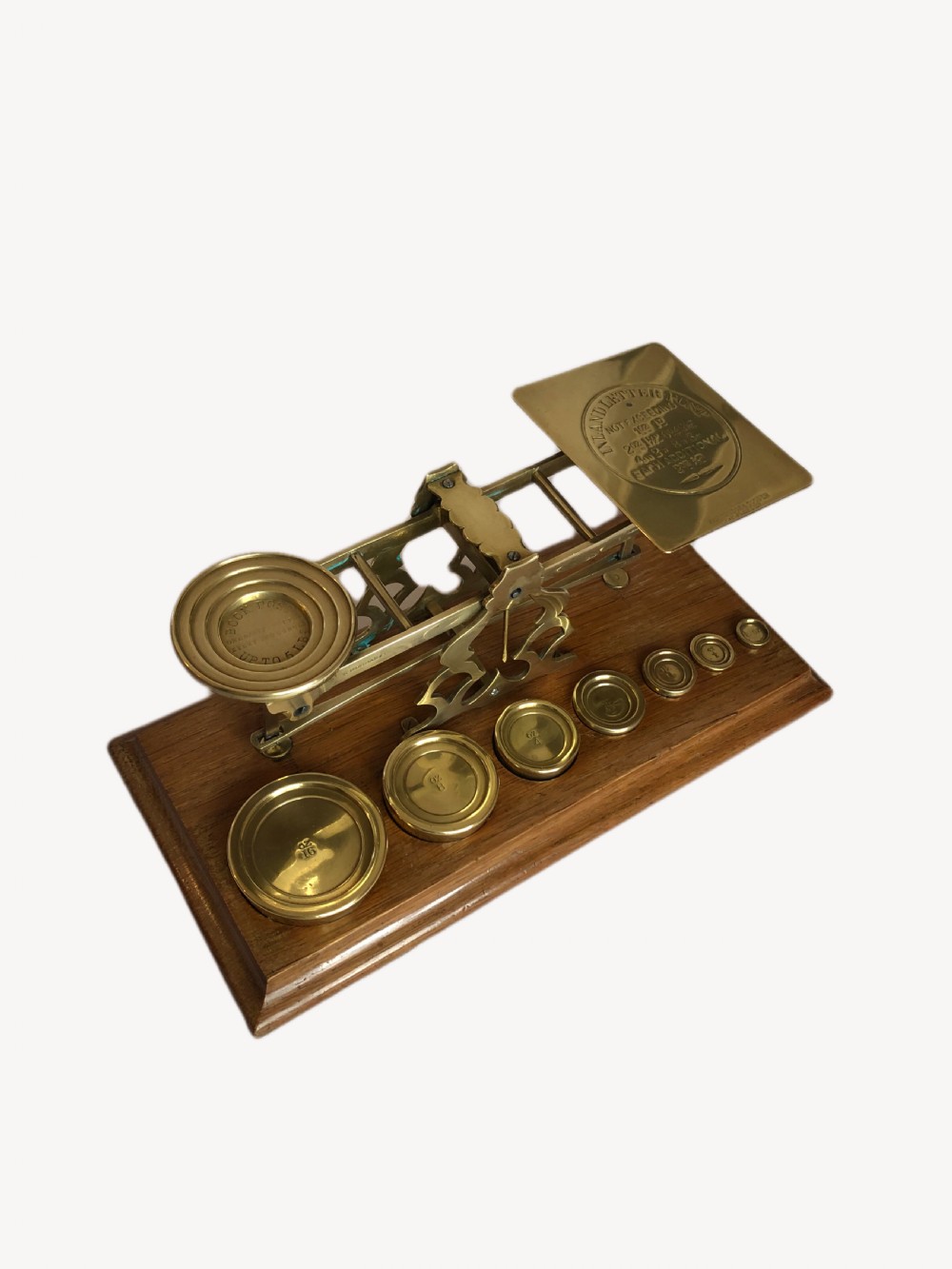 Quality antique Victorian letter scales  View XIII