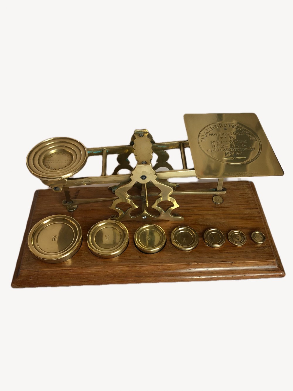 Quality antique Victorian letter scales  View XV