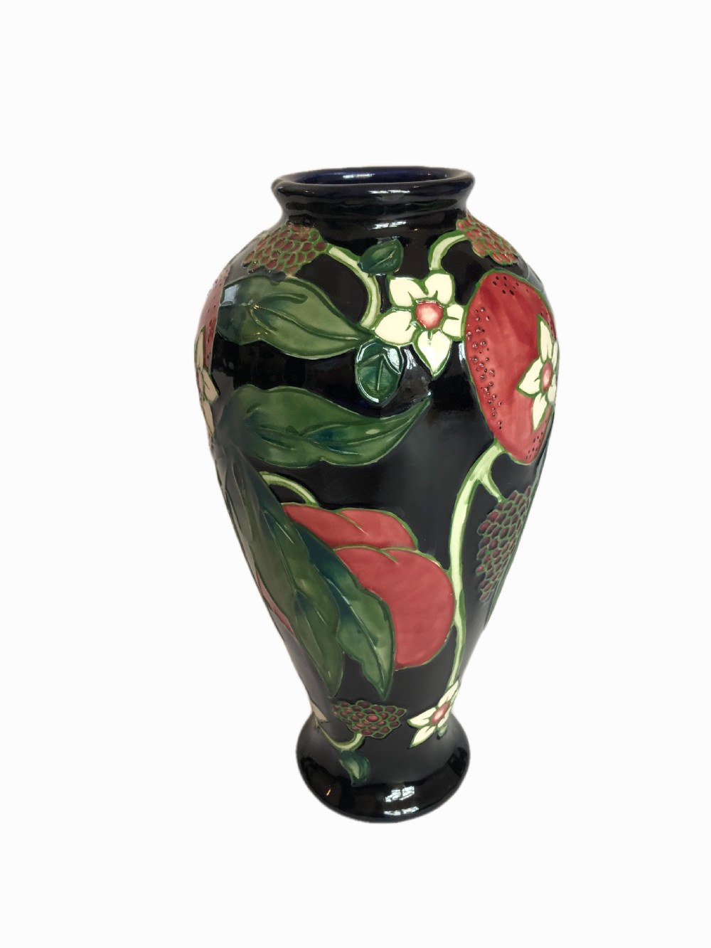 Quality Moorcroft hand painted shaped vase
 View IV