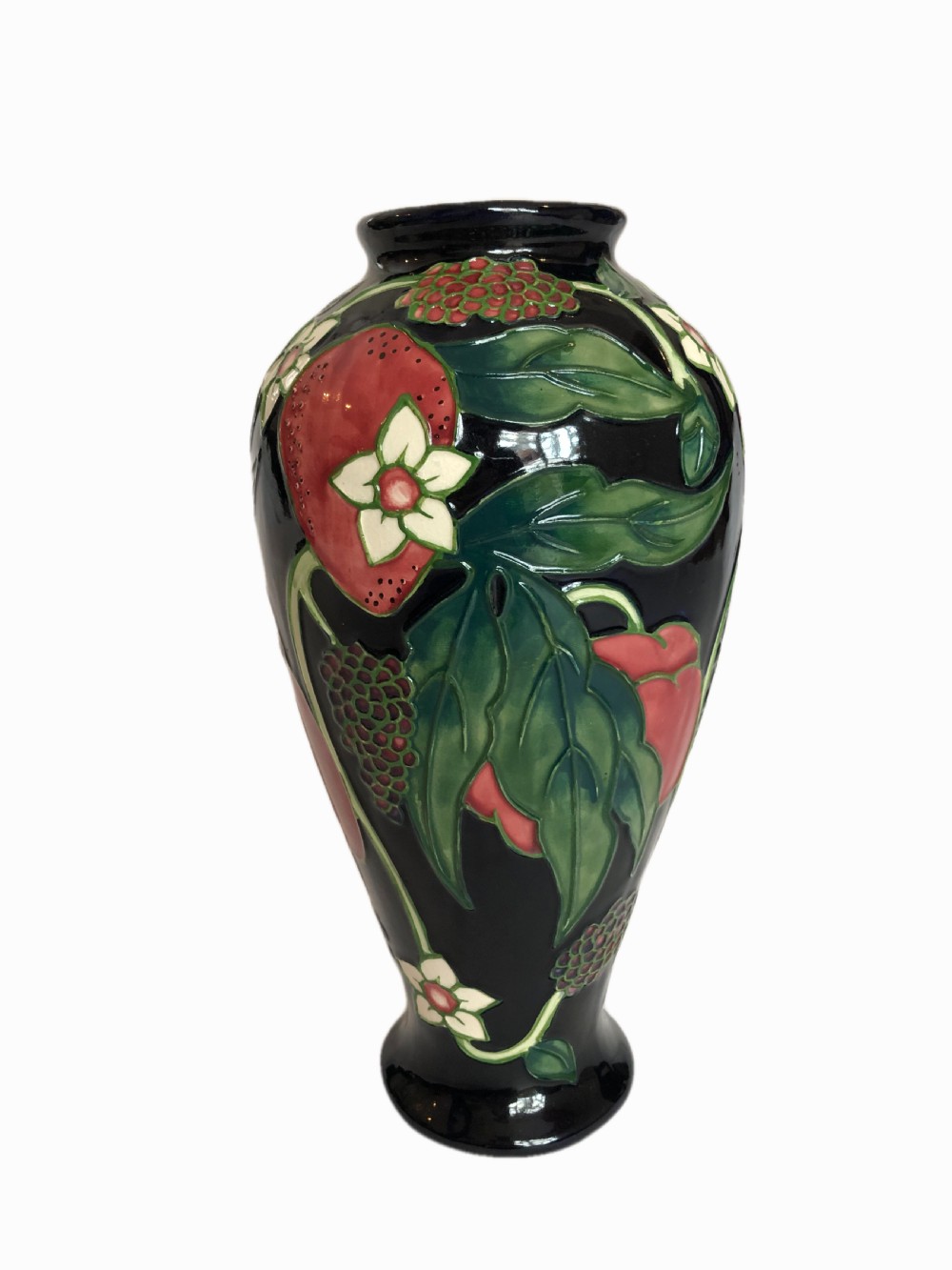 Quality Moorcroft hand painted shaped vase
 View VI