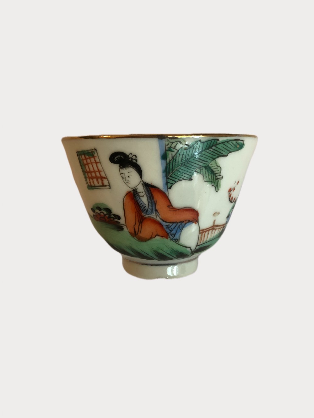 Antique Chinese tea bowl 