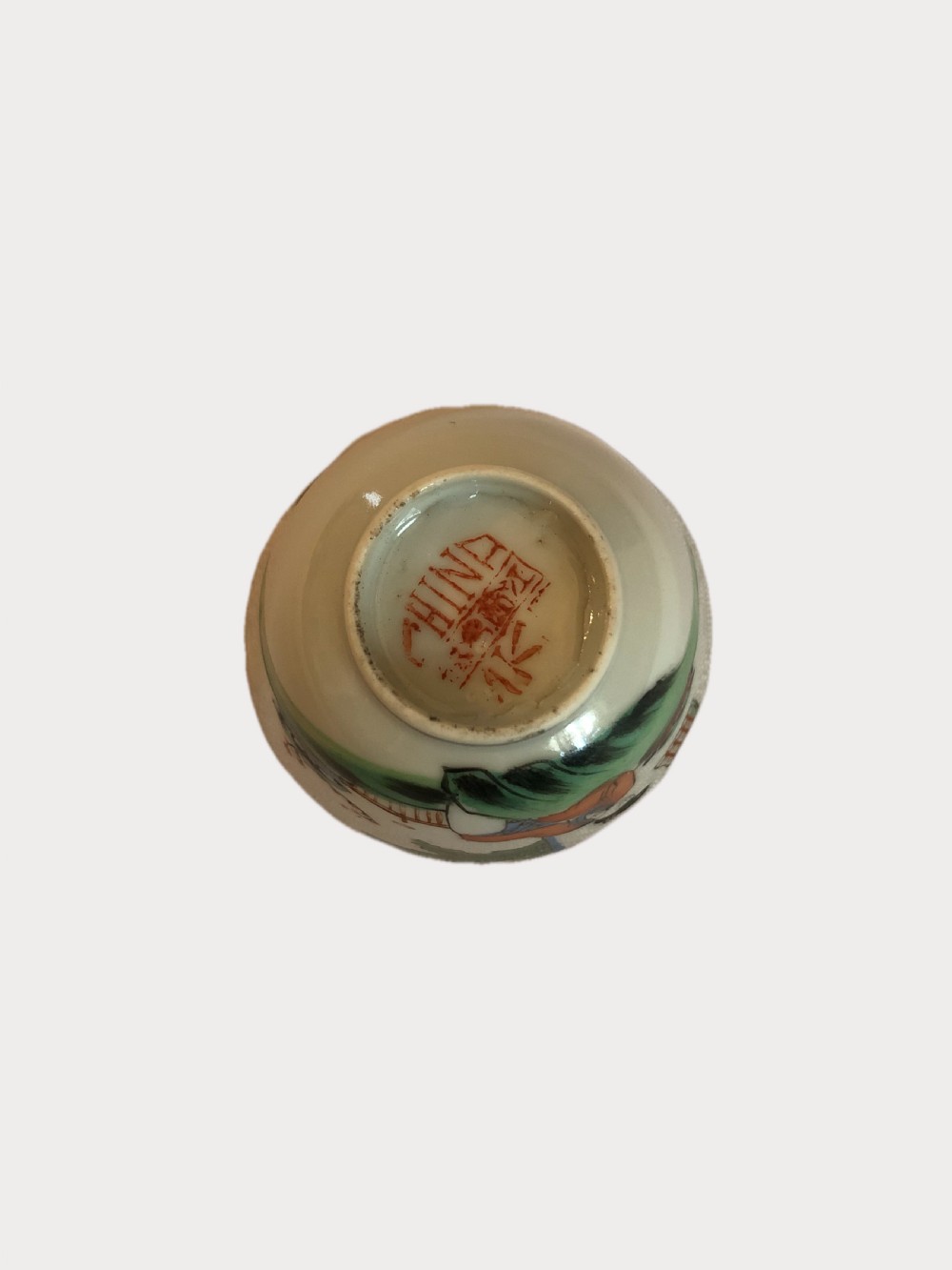 Antique Chinese tea bowl  View V
