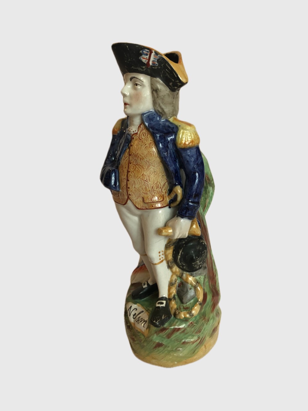 Antique Victorian Staffordshire Toby Jug of Lord Nelson View II