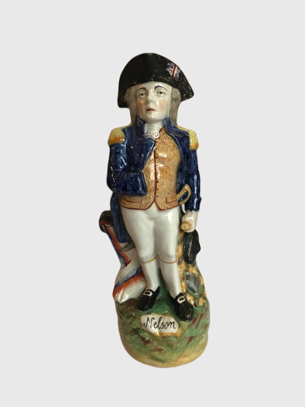 Antique Victorian Staffordshire Toby Jug of Lord Nelson View IV
