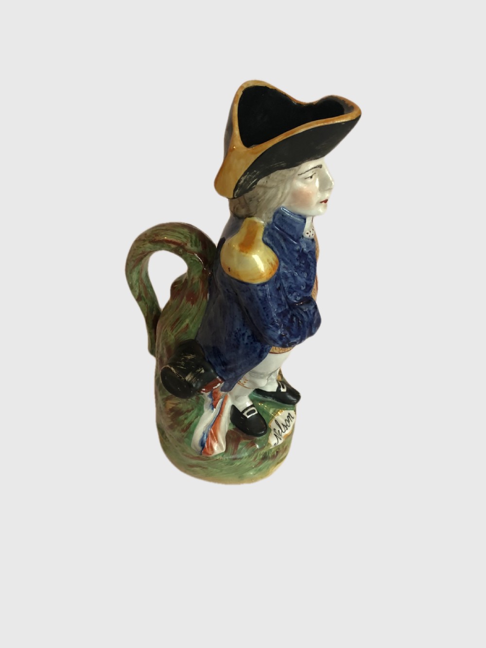 Antique Victorian Staffordshire Toby Jug of Lord Nelson View VI