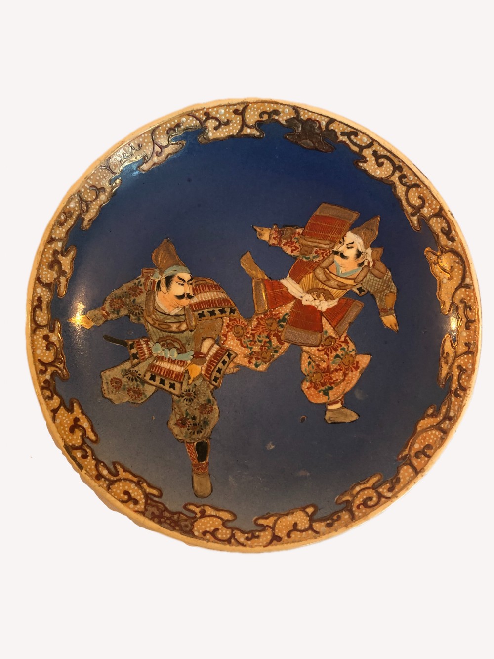 Antique Japanese Quality Hand Painted Satsuma Plate