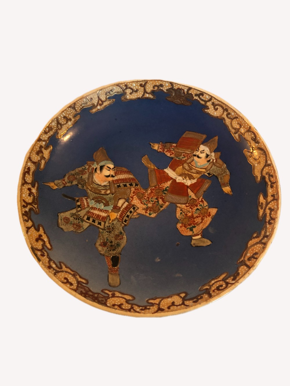 Antique Japanese Quality Hand Painted Satsuma Plate View II