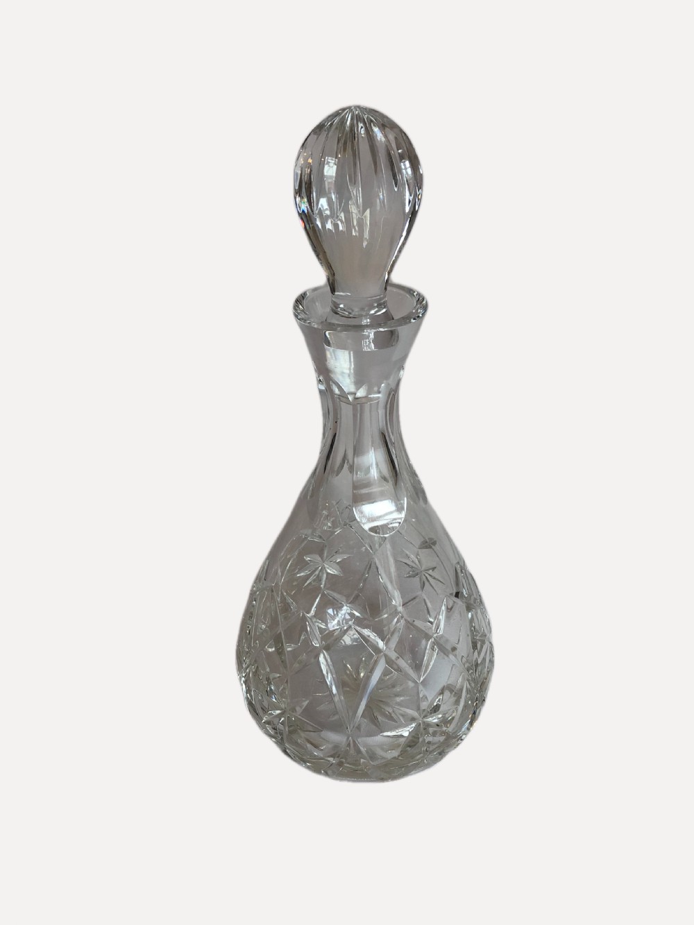 Quality Antique Cut Glass Decanter View II