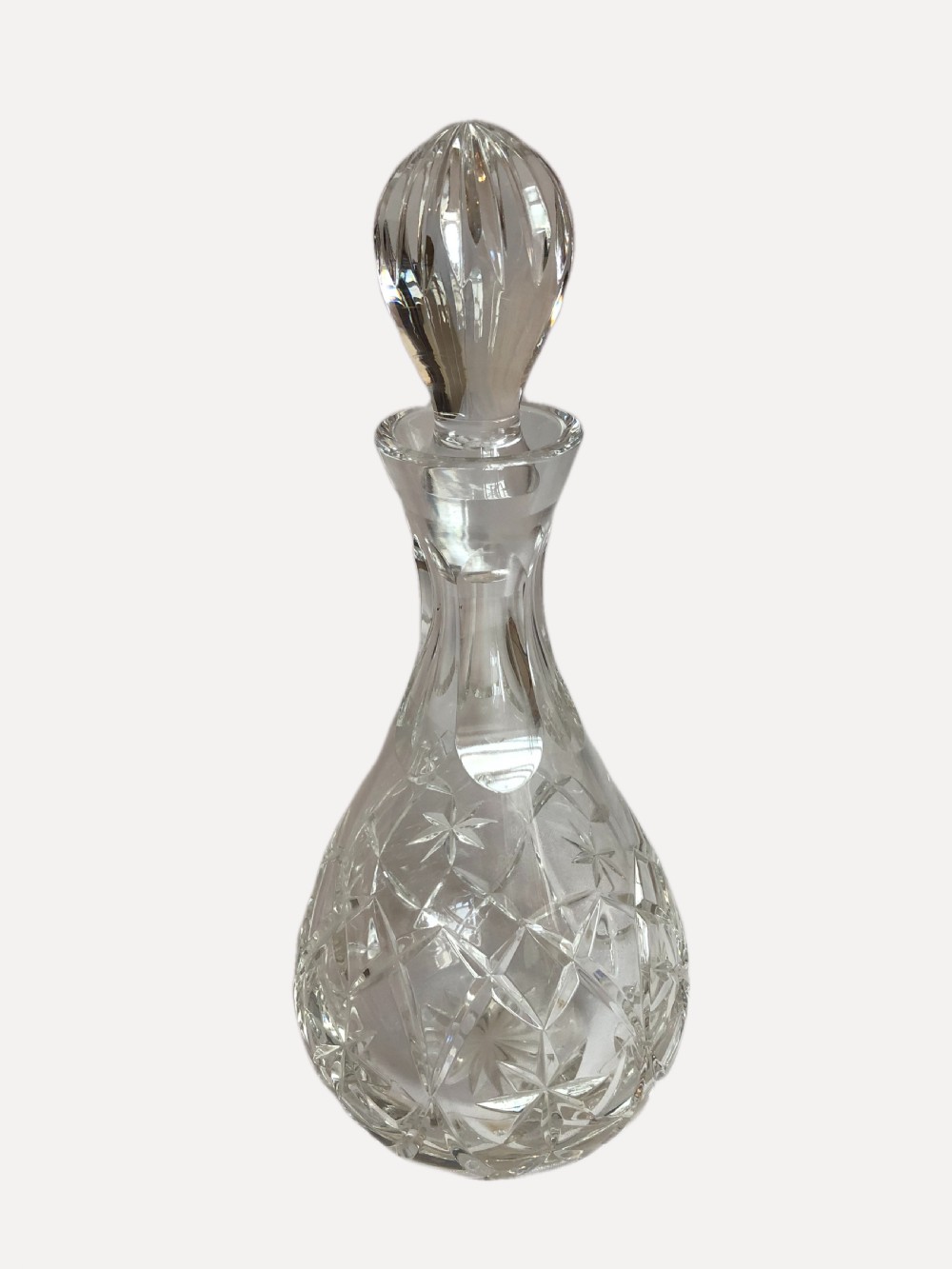 Quality Antique Cut Glass Decanter View III