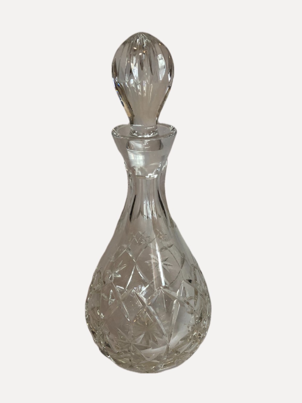 Quality Antique Cut Glass Decanter View VII