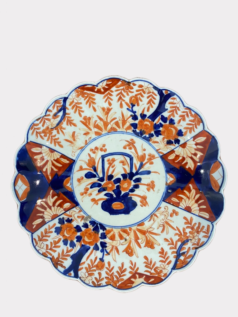 Large Antique Quality Japanese Imari Plate