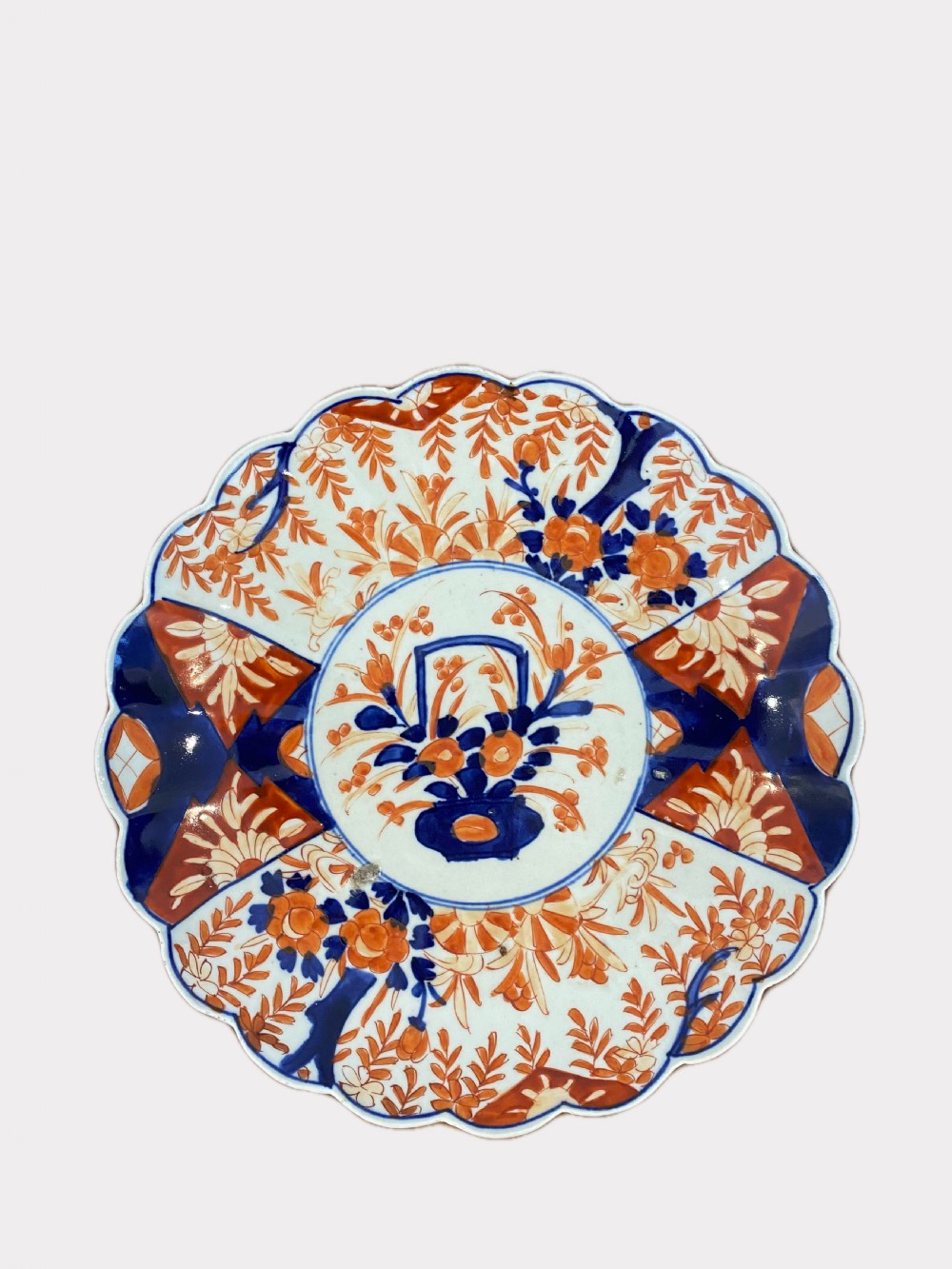 Large Antique Quality Japanese Imari Plate View II