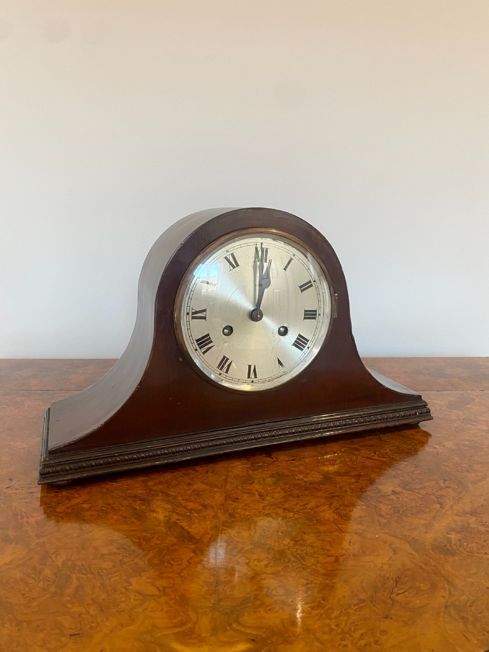 Antique Mahogany Mantle Clock View II